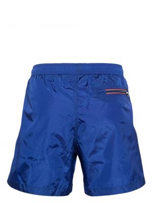 Shorts avec applique Moncler bleu