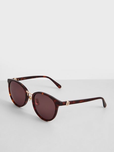 Okulary przeciwsłoneczne Mulberry brązowe