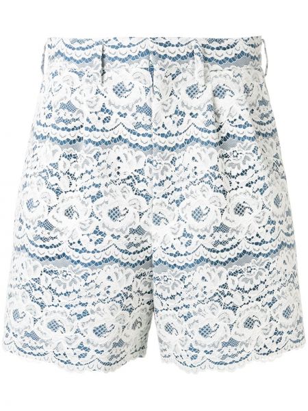 Blonder floral shorts Junya Watanabe blå