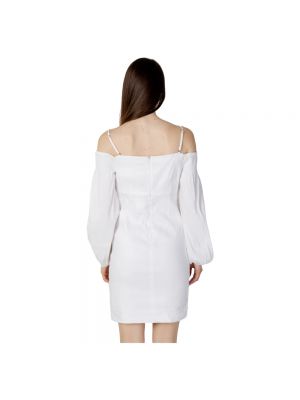 Sukienka midi Guess biała