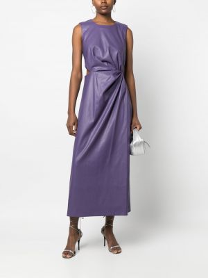 Dlouhé šaty Jonathan Simkhai fialové