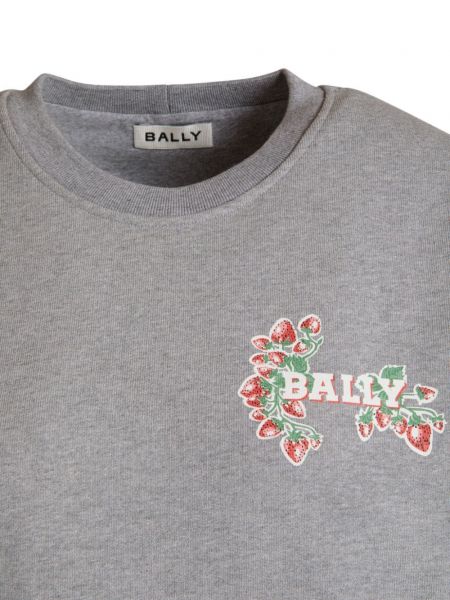 Sweatshirt aus baumwoll mit print Bally grau