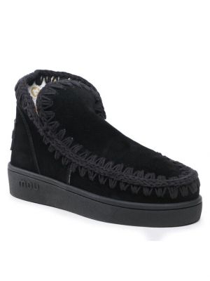 Pantofi de culoare solidă Mou negru