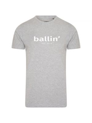 Szara koszulka z krótkim rękawem Ballin Est. 2013
