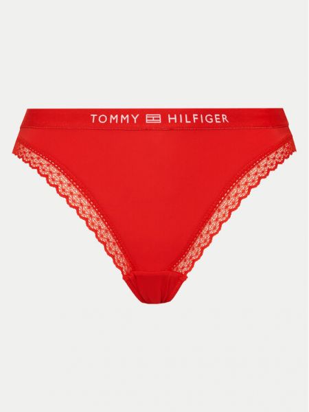 Pantaloni culotte Tommy Hilfiger rosso