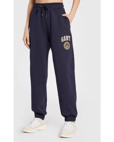 Pantalon de joggings large Gant bleu