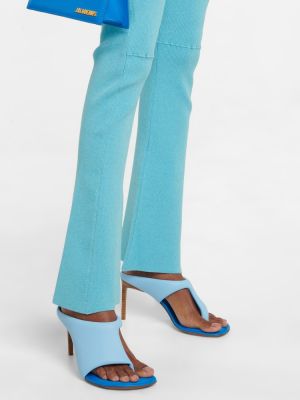 Pantalones de punto Jacquemus azul