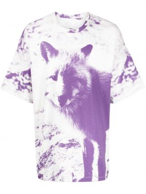 T-shirt à imprimé Oamc violet
