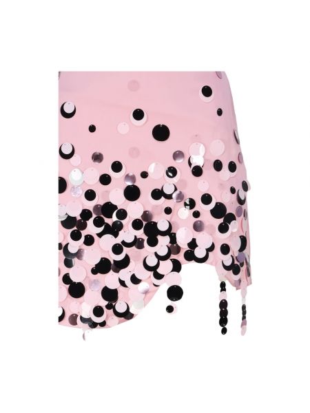 Mini spódniczka z cekinami Art Dealer różowa