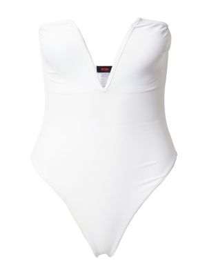 Jednodielne plavky Misspap biela