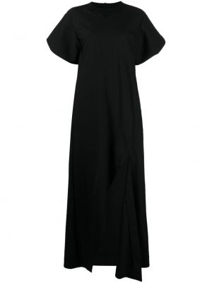 Dolga obleka Sacai črna