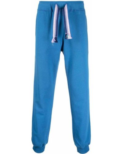 Плетени спортни панталони Lanvin синьо