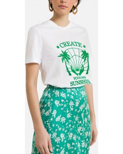 Camiseta con estampado manga corta Suncoo verde