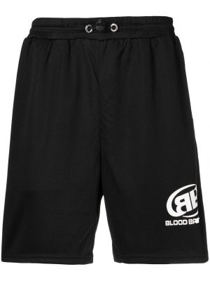 Trykt shorts Blood Brother svart