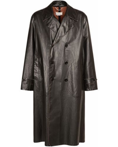 Bavlněný kabát Maison Margiela černý
