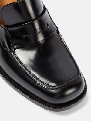 Pantofi cu toc din piele Dries Van Noten negru