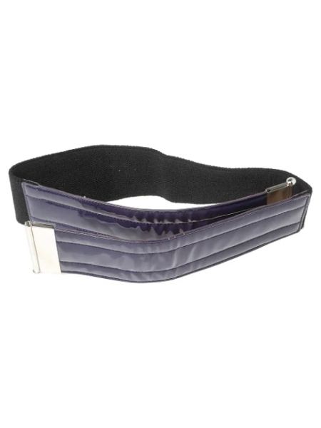 Cinturón de cuero Dolce & Gabbana Pre-owned violeta