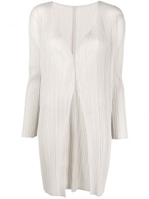 Cappotto Pleats Please Issey Miyake, beige