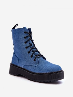 Kotníkové boty Kesi modré
