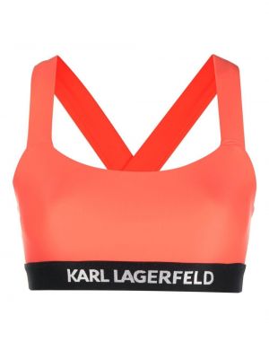 Bikiinid Karl Lagerfeld oranž