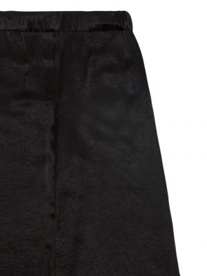 Hedvábné kalhoty relaxed fit Jason Wu černé