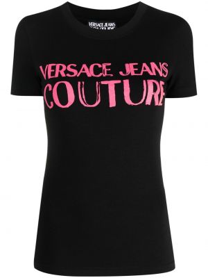 T-shirt Versace Jeans Couture svart