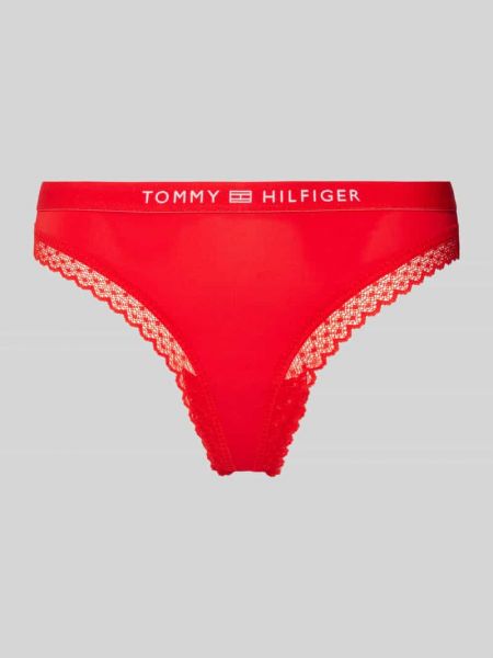 Stringi Tommy Hilfiger czerwone