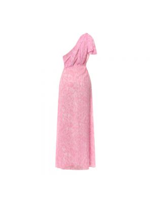 Vestido largo con lazo Pinko rosa
