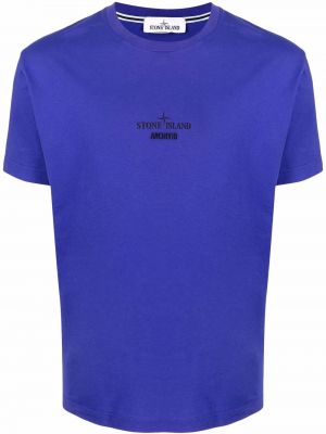T-shirt Stone Island blu