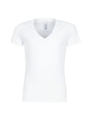 Bavlněné tričko s krátkými rukávy Hom bílé