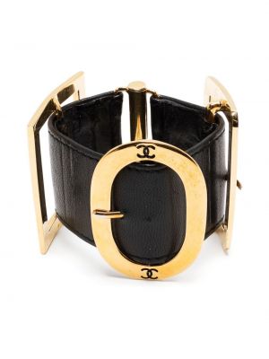 Leder armband mit schnalle Chanel Pre-owned