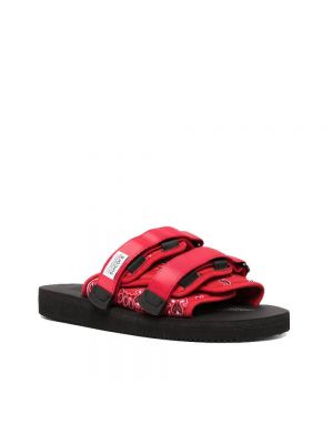 Sandały z wzorem paisley Suicoke czerwone