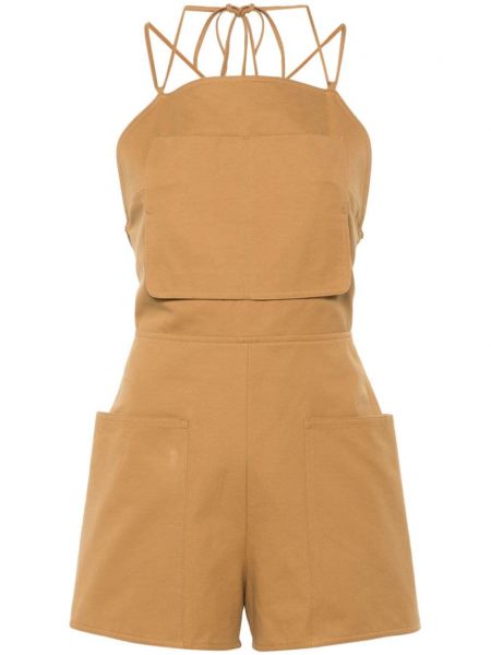 Overall mit trägern aus baumwoll Max Mara braun