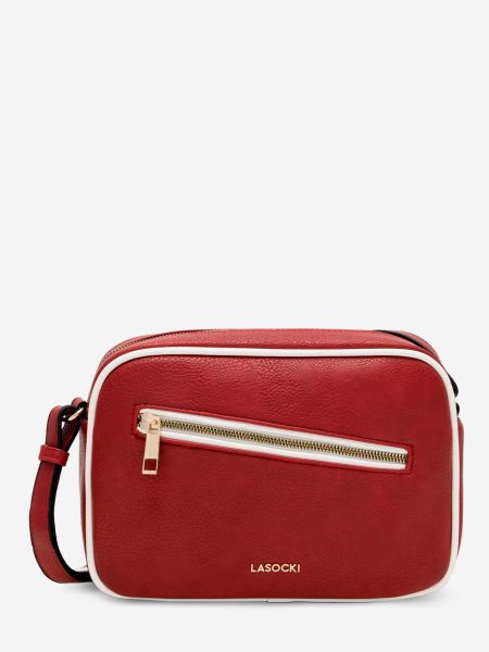Чанта през рамо Lasocki червено