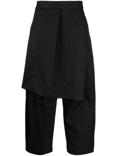Spodnie drapowane Songzio czarne