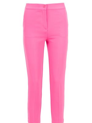 Розовые прямые брюки Liu Jo