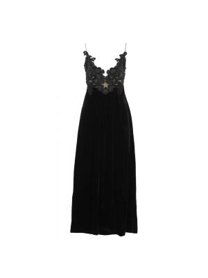 Haftowana sukienka midi z dekoltem w serek Zimmermann czarna