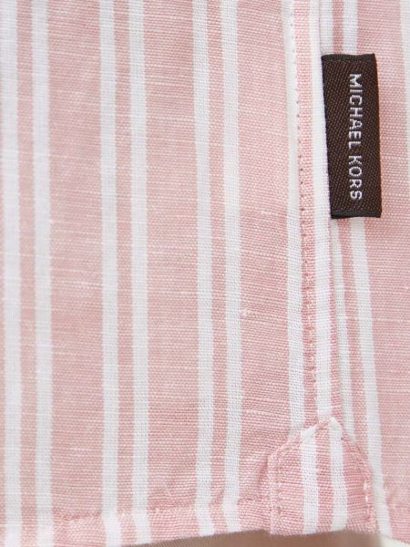 Lanena srajca Michael Kors roza