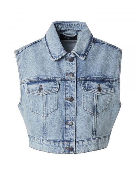 Denim vest Noisy May blå