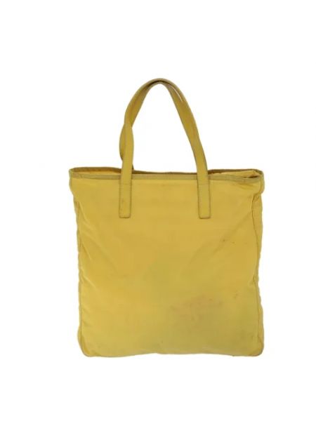 Bolso shopper retro Prada Vintage amarillo