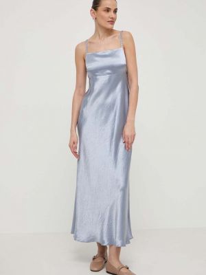 Sukienka długa Max Mara Leisure niebieska