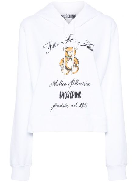 Hoodie Moschino beyaz