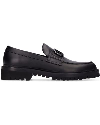 Pantofi loafer din piele Valentino Garavani negru
