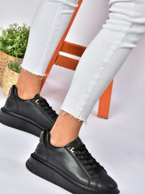 Poltopánky Fox Shoes čierna