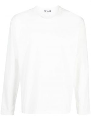 Bavlnené tričko s potlačou Sunnei biela