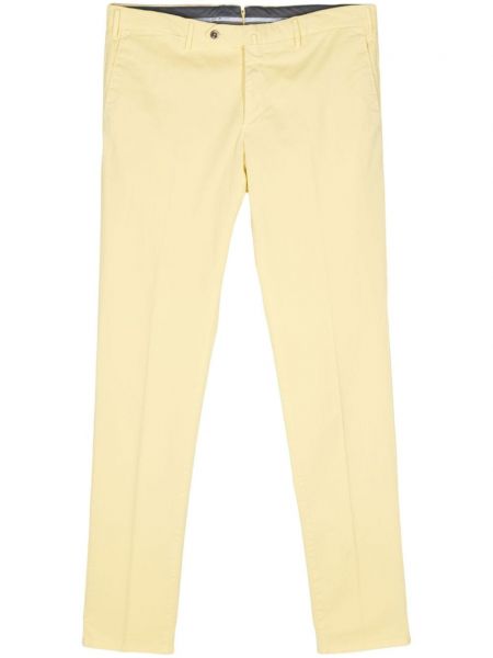 Slim fit úzke nohavice Pt Torino žltá