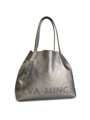Nakupovalna torba Eva Minge srebrna