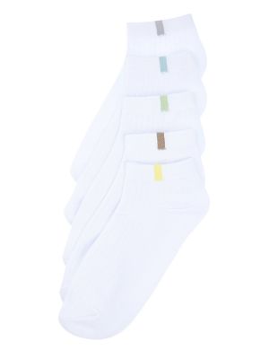 Bavlněné ponožky Trendyol bílé