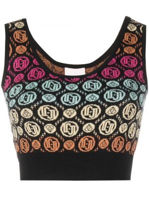 Crop top Liu Jo svart