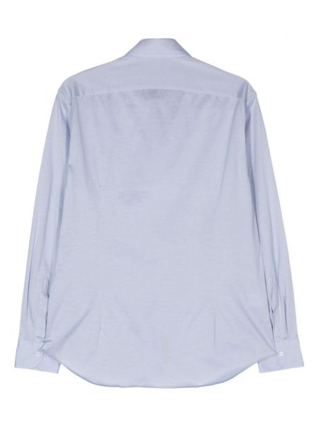 Kokvilnas krekls džersija Corneliani zils